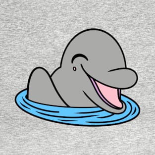 Cute happy dolphin greeting T-Shirt